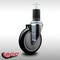 Service Caster 5'' SS Black Poly Wheel Swivel 1-5/8'' Expanding Stem Caster SCC-SSEX20S514-PPUB-BLK-158 - alternate 2